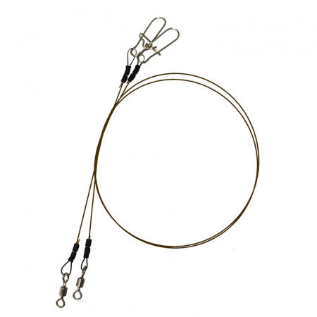 Поводки ZUB Surflon 1 x 7 14кг/20см (упак. 2 шт)