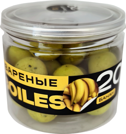 Бойлы CARPELLA Вареные 20мм Банан (80г)