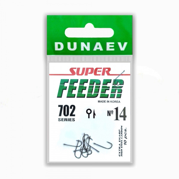 Крючок Dunaev Super Feeder 702 #14 (упак. 10 шт) Крючок Dunaev Super Feeder 702 #14 (упак. 10 шт)