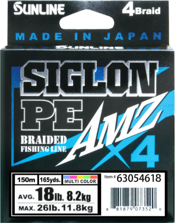 Шнур SUNLINE SIGLON PEx4 AMZ 150M(5C) #1.5/18LB