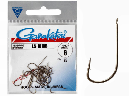 Крючки Gamakatsu LS-1010B HOOKS BRONZE разм. 06 25шт. Крючки Gamakatsu LS-1010B HOOKS BRONZE разм. 06 25шт.