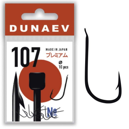 Крючок Dunaev Premium 107 #15 (упак. 10 шт)