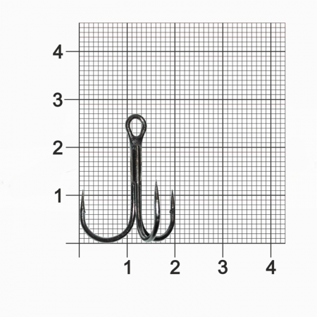 Крючок Тройник Dunaev  401 # 2 (упак. 7 шт)