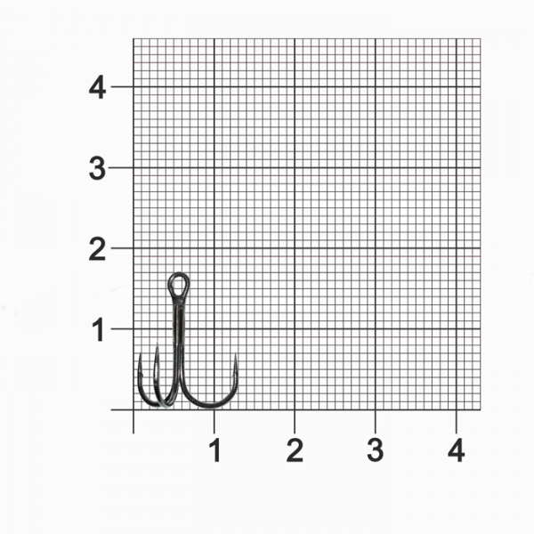 Крючок Тройник Dunaev  401 # 8 (упак. 8 шт)