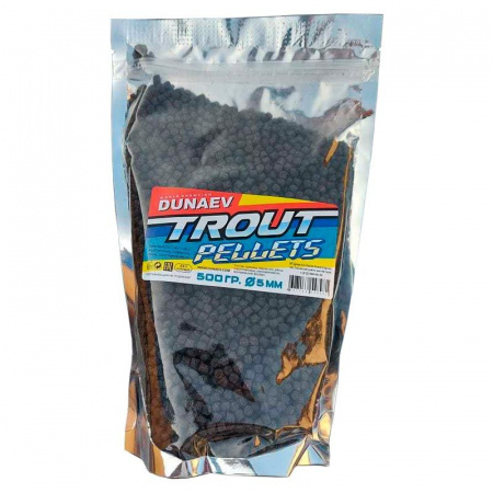 Прикормка "DUNAEV TROUT-PELLETS" 0.5кг, 4.5мм ЧЕРНАЯ Прикормка "DUNAEV TROUT-PELLETS" 0.5кг, 4.5мм ЧЕРНАЯ