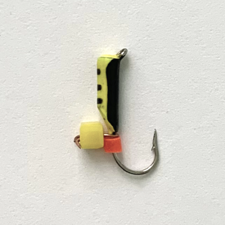 Столбик Сырный кубик 2,0 мм подвесной ЖЕЛТО-ЧЕРНЫЙ