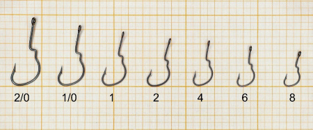 Крючок офсетный FS DOUBLE LOCK WORM, №2/0, покрытие BN (4 шт)