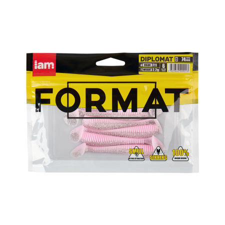 Силиконовая приманка FORMAT DIPLOMAT 74mm (6шт.) цвет F11