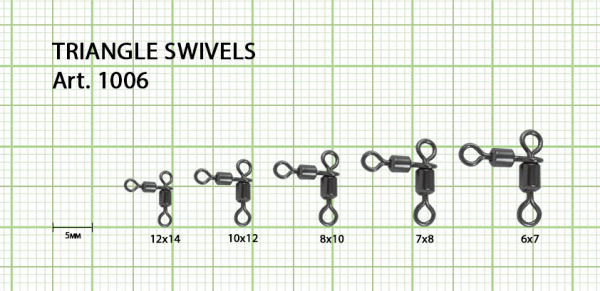 Вертлюжок цилиндрический на два направления, № 12x14 (4 кг), (упак. 7 шт)