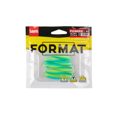 Силиконовая приманка FORMAT PIONEER 50mm (8шт.) цвет F12