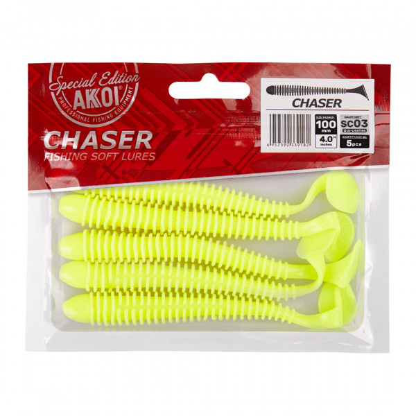 Силиконовая приманка AKKOI CHASER 100mm цвет SC03 Силиконовая приманка AKKOI CHASER 100mm цвет SC03