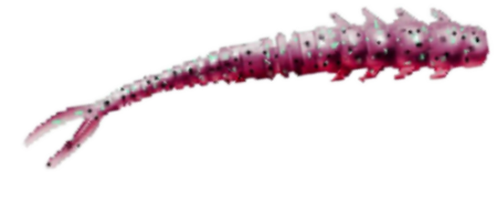 Приманка ZUB-DRAGON 35мм(1,4") -12шт, (цвет 504) красный с блестками