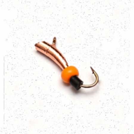 Мотылёк 2 петля медь, бисер, 0,3гр.