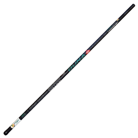 Рукоять для подсачека "DUNA" FISH CRYSTAL штекер, карбон спортивная 3 секции,(2,8м и 4,2м) 4,2 м.