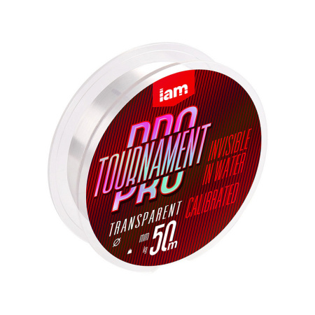 Монофильная леска TOURNAMENT PRO  50m (transparent) d0.181