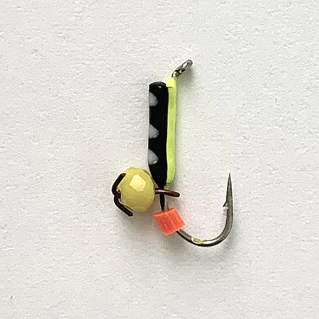 Столбик Сырный кубик 1,5 мм подвесной ЧЕРНО-ЖЕЛТЫЙ