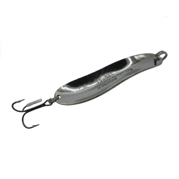 Блесна Колебалка Питер Уралка 75мм 15гр  Желтый Белый