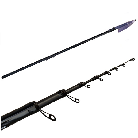 Удилище тел. с кольцами (болонское) "HYPNOS BOLO" FISH CRYSTAL , длина 5 м (20-50Gr) CARBON 30T+40T