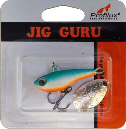 Джиг-блесна Тэйл-Спиннер (18 гр)  цв.307 ("Окунь")