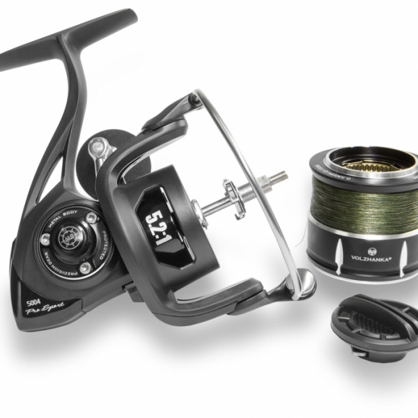 Катушка б/ин "Volzhanka Pro Sport 4004" (10+1 подш) 0,285мм/180м