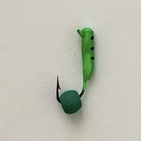 Безнасадка 1,5 зелёный, неоновый шар, 0,2гр. темно-зеленый