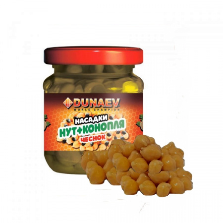 Насадка стеклобанка "Дунаев Нут+Конопля" 100мл Чеснок
