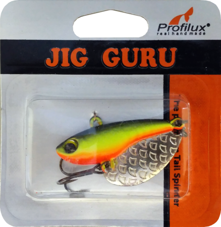 Джиг-блесна Тэйл-Спиннер (21 гр)  цв.306 (желтый-черноспинка)