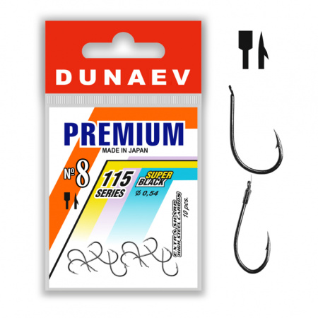 Крючок Dunaev Premium 115 #12 (упак. 10 шт)