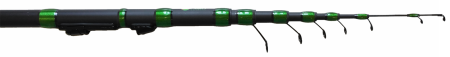 Удилище телескопическое с кольцами (болонское) "TELE POLE" FISH CRYSTAL, длина 4 м (до 40 Gr)