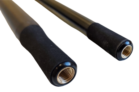 Рукоять для подсачека "DUNA" FISH CRYSTAL штекер, карбон спортивная 3 секции,(2,8м и 4,2м) 4,2 м.