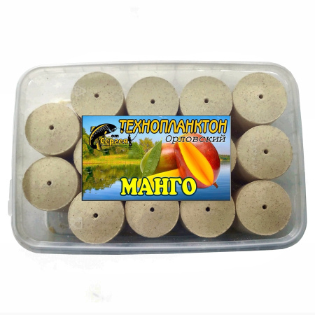 Технопланктон Манго (60г/шт; уп/14шт)