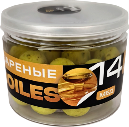 Бойлы CARPELLA Вареные 14мм Мед (35г)