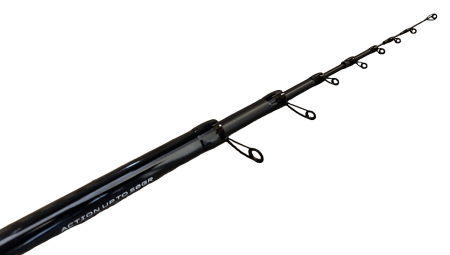 Удилище тел. с кольцами (болонское) "HYPNOS BOLO" FISH CRYSTAL , длина 5 м (20-50Gr) CARBON 30T+40T