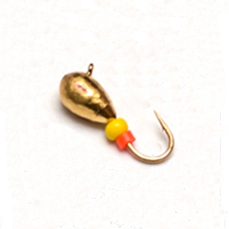 Капля 4 петля золото, бисер, 1,2гр.