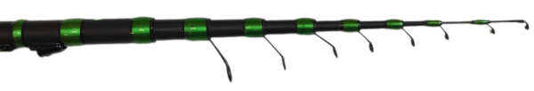 Удилище телескопическое с кольцами (болонское) "TELE POLE" FISH CRYSTAL, длина 4.5 м (до 40 Gr)