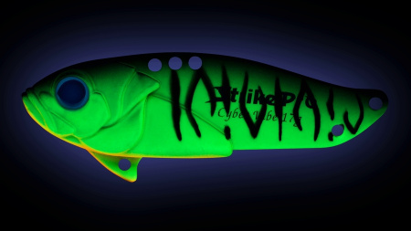 Блесна-Цикада Strike Pro Cyber Vibe 45, 45 мм, 9,1 гр, цвет: Mat Tiger, (JG-005C#GC01S)
