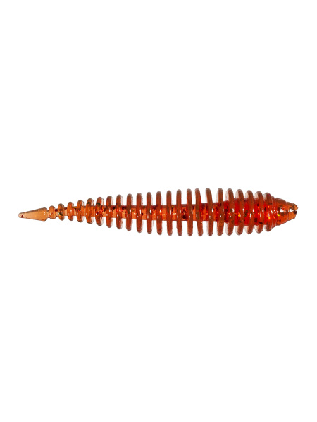 Приманка ZUB-MAGGOT SLIM 50мм(2")-10шт, (цвет 911) машинное масло с блестками