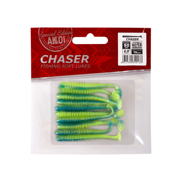 Силиконовая приманка AKKOI CHASER  88mm цвет SC13 Силиконовая приманка AKKOI CHASER  88mm цвет SC13