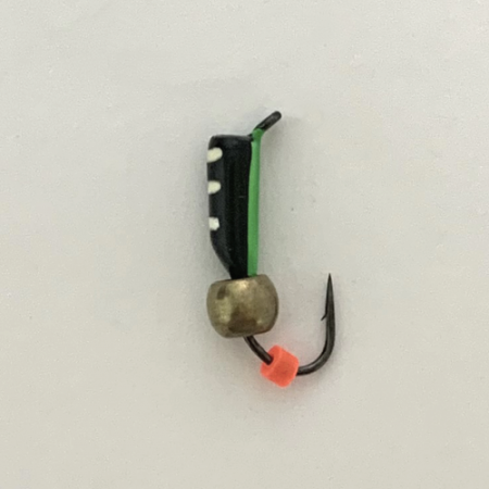 Столбик с латунным шариком 2,0 мм ЧЕРНО-ЗЕЛЕНЫЙ