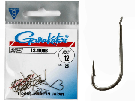 Крючки Gamakatsu LS-1100B HOOKS BRONZE разм. 12 25шт. Крючки Gamakatsu LS-1100B HOOKS BRONZE разм. 12 25шт.