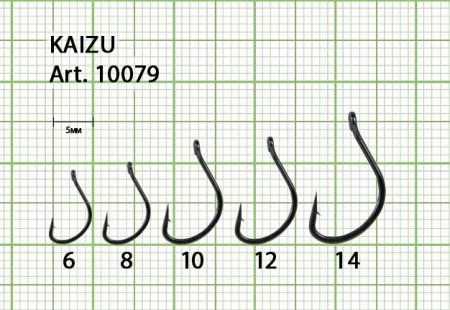 Крючок FS KAIZU №6 с ушком, покрытие BN (10 шт)