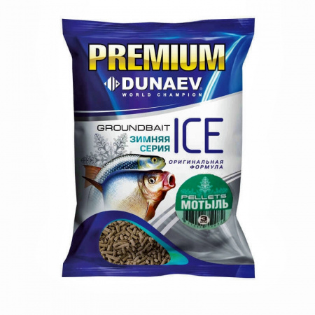 Прикормка "DUNAEV iCE-PELLETS" 0.9кг, 3мм Мотыль Прикормка "DUNAEV iCE-PELLETS" 0.9кг, 3мм Мотыль