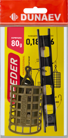 Монтаж фидерный Dunaev Inline c кормушкой 80г