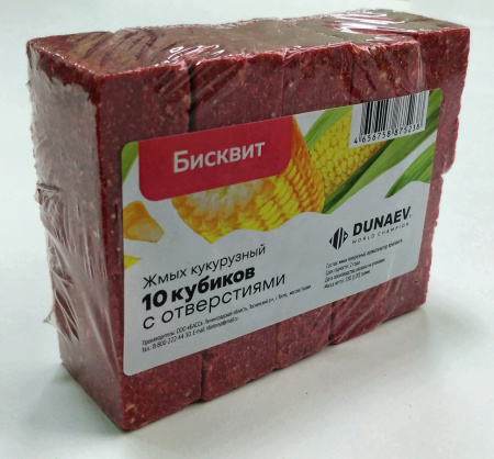 Жмых DUNAEV кукурузный  Бисквит 300г.