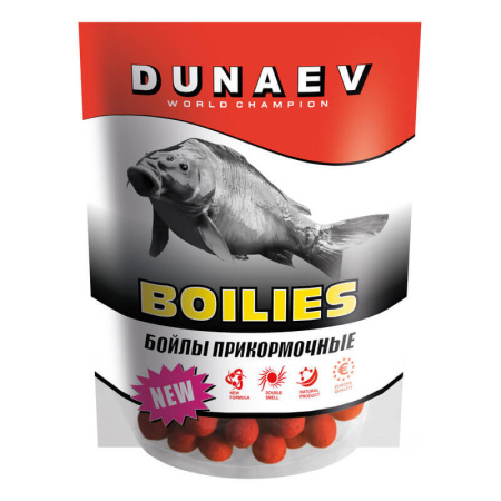 Бойлы DUNAEV Прикормочные Вареные 1кг, 20мм Груша