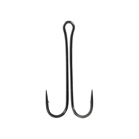 Крючок ДВОЙНОЙ с длинным цевьем, №4/0, покрытие BN (уп. 4 шт.)
