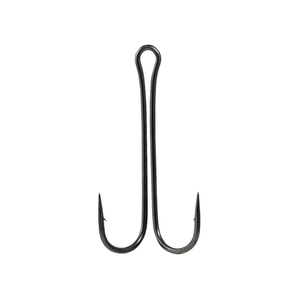 Крючок ДВОЙНОЙ с длинным цевьем, №4/0, покрытие BN (уп. 4 шт.)