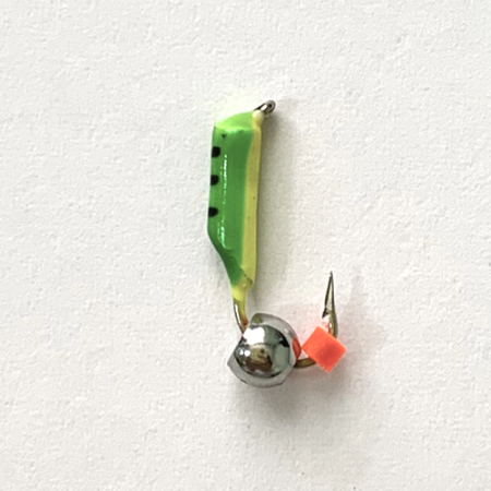 Столбик с белым шариком 2,0 мм ЗЕЛЕНО-ЖЕЛТЫЙ