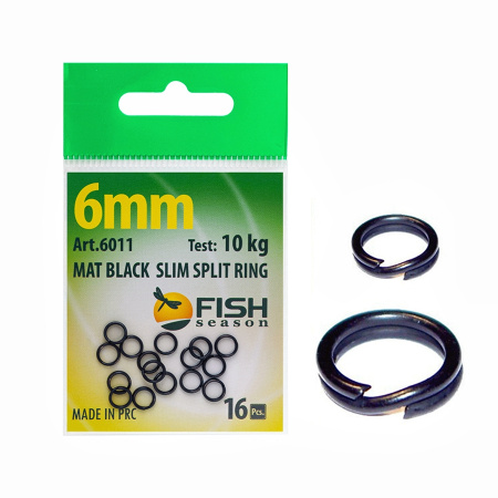 Кольцо заводное "SLIM" тёмное матовое, ф 4 мм ( 2,4 кг), (упак. 20 шт)