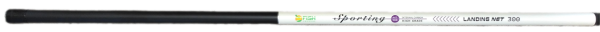 Рукоять для подсачека "Sporting" FISH CRYSTAL  телескопическая,  карбон 3 секций, 3,0 м.
